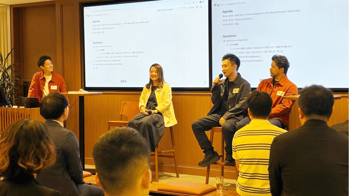 写真左から平田 旭、米沢 有香、横山 慶成、青木 友