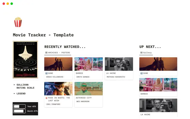 Movie Tracker - Template